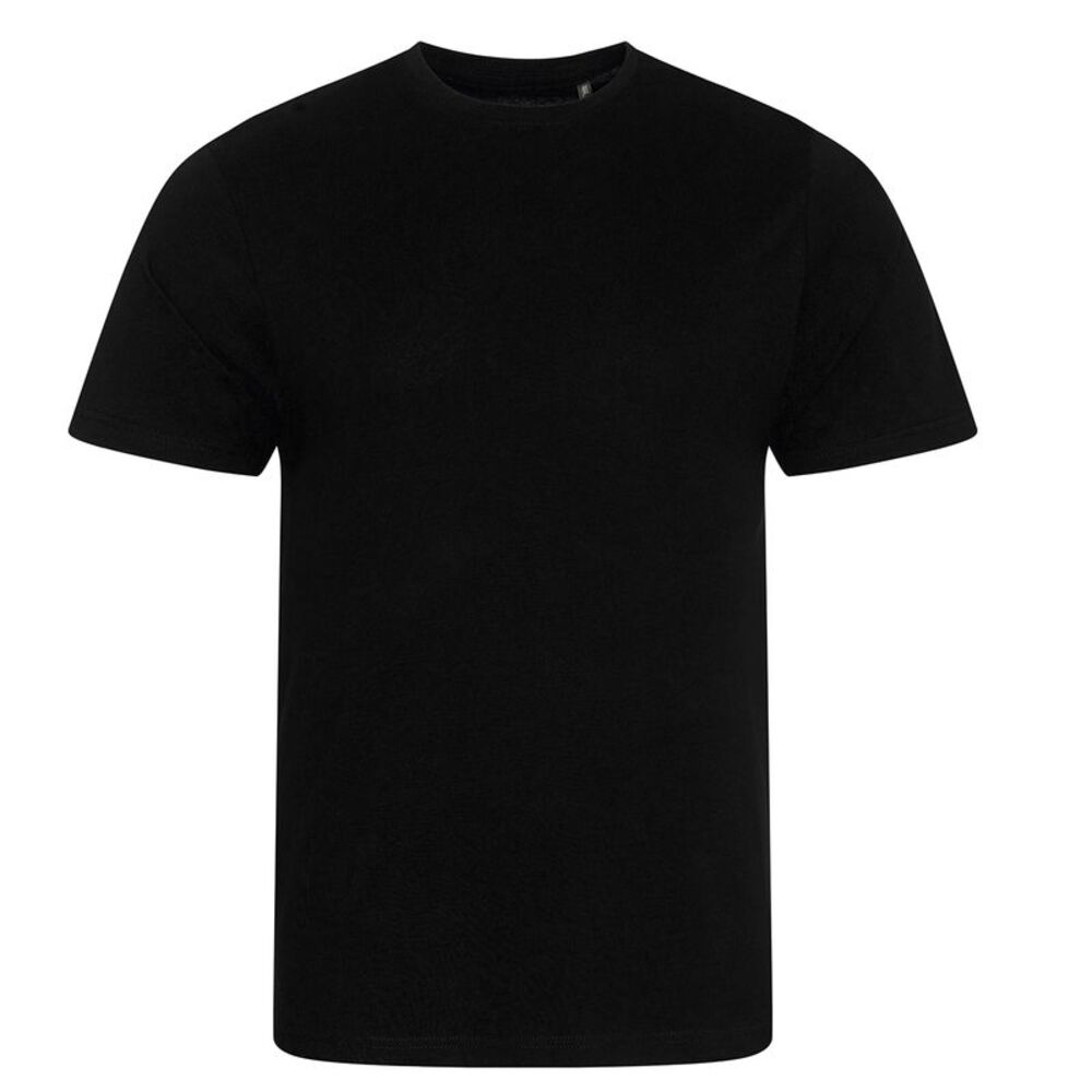 Awdis Mens Cascade Ecologie T-Shirt / Jet Black